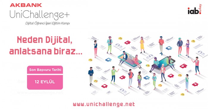 Akbank UniChallenge+ Dijital Öğrenci İşleri Eğitim Kampı Başlıyor