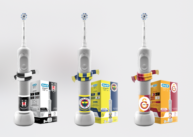 Oral-B D100 Vitality taraftar özel serisi ile takımına destek ol