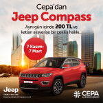 Cepa’dan Jeep Compass kazanma şansı