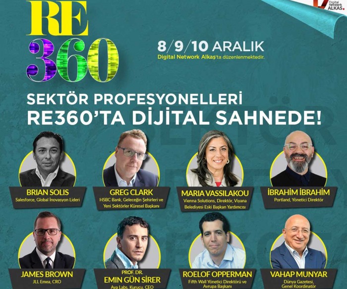 Gayrimenkul sektörünün büyük buluşması RE360, Digital Network Alkaş'ta