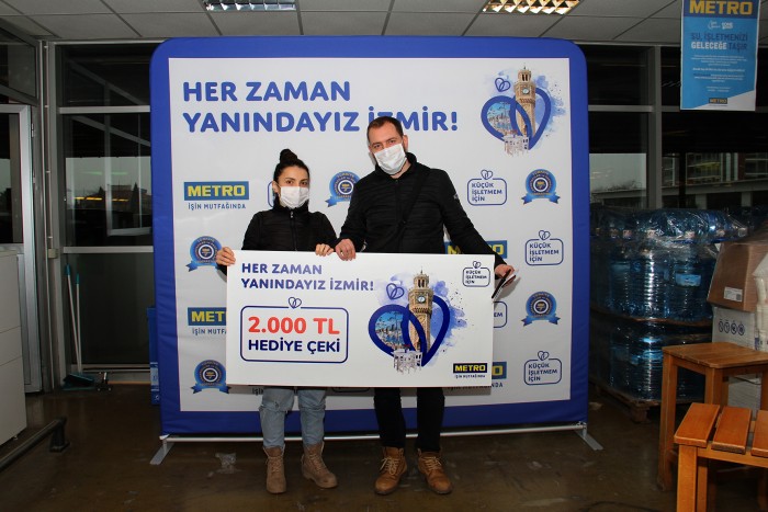 Metro Türkiye’den İzmir depreminde zarar gören işletmelere destek