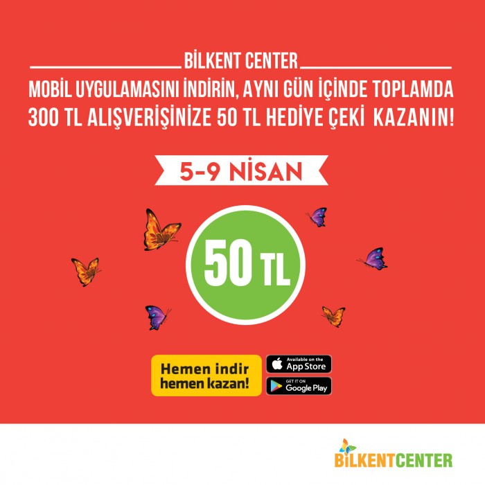 Bilkent Center'dan harcadıkça kazandıran kampanya