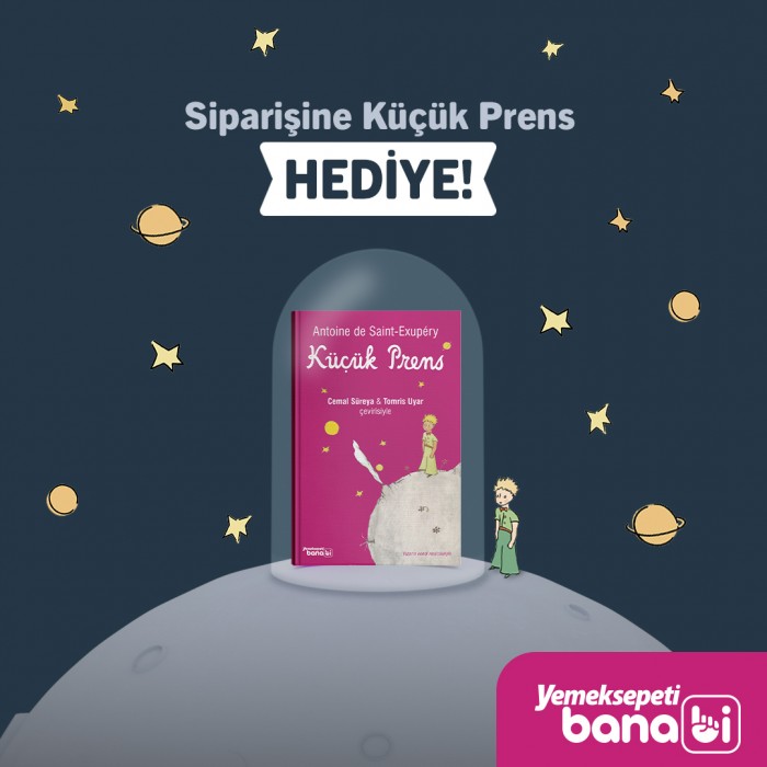 Her siparişe özel baskı Küçük Prens hediye