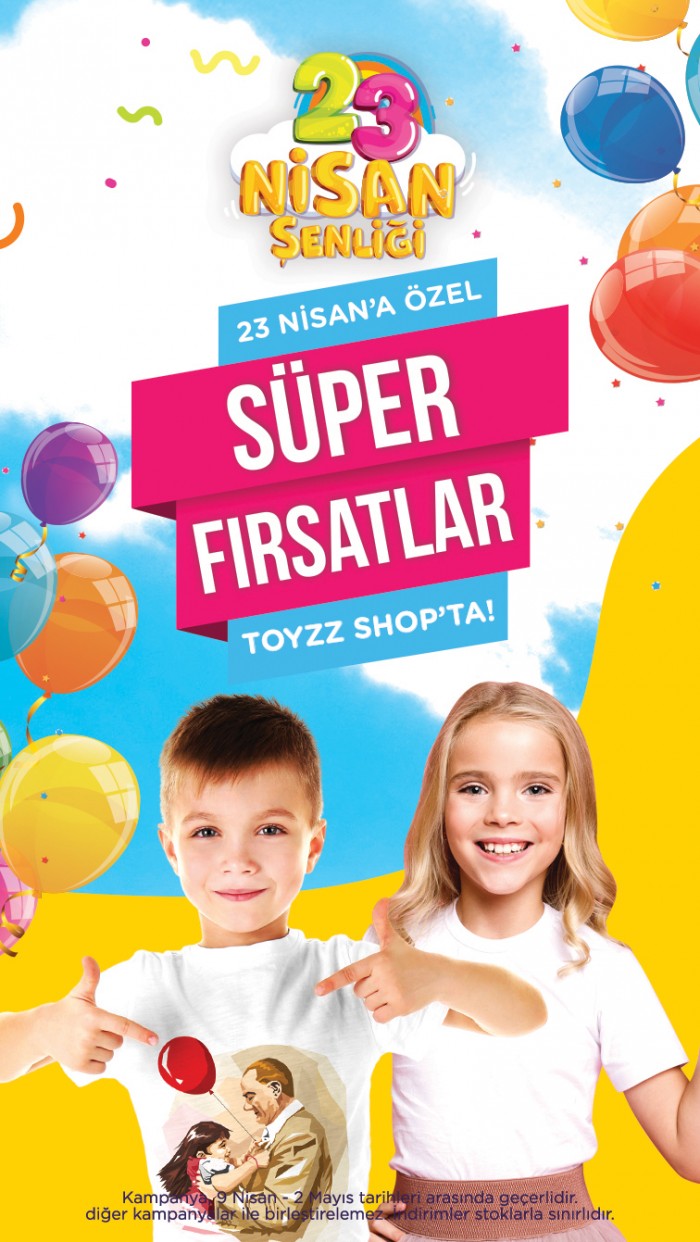 Toyzz Shop 23 Nisan’ı özel indirim fırsatları ile kutluyor