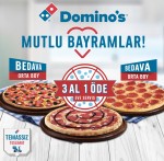 Domino’s’tan 1 Orta Boy fiyatına 3 Orta Boy pizza kampanyası