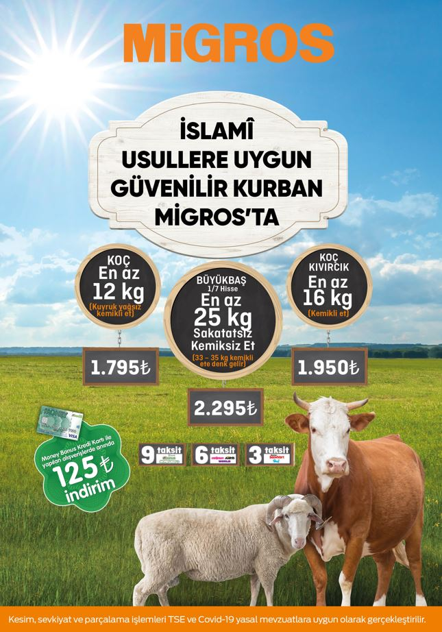 Etin uzmanı Migros’tan kurbanda ekstra hijyen uygulamaları