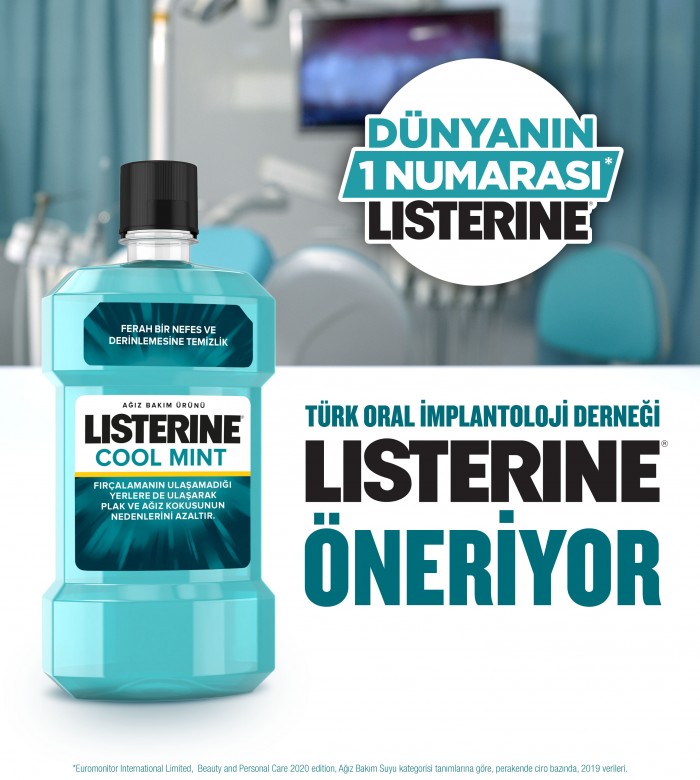 Diş hekimleri öneriyor: Listerine ile önce hijyen, sonra ferahlık