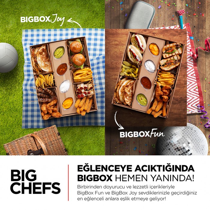 BigChefs, lezzetleri artık BigBox kutularında