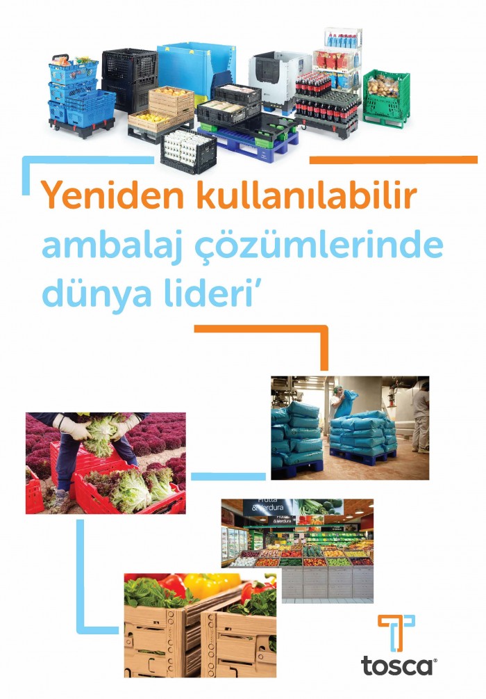 Yeniden kullanılabilir ambalaj çözümleri sunan TOSCA artık Türkiye’ de