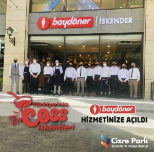 Baydöner Cizre Park AVM'de açıldı