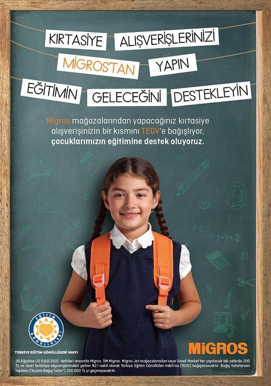 Migros, kırtasiye alışverişleri eğitimin geleceğini destekliyor