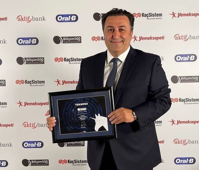 Teknosa Bilişim 500'ün verdiği "Donanım Kategorisi" birincilik ödülüne layık görüldü