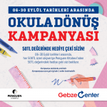 Gebze Center AVM’den okula dönüş kampanyası