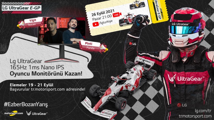 LG Türkiye ile ezber bozan yarış heyecanı “LG UltraGear E-GP”