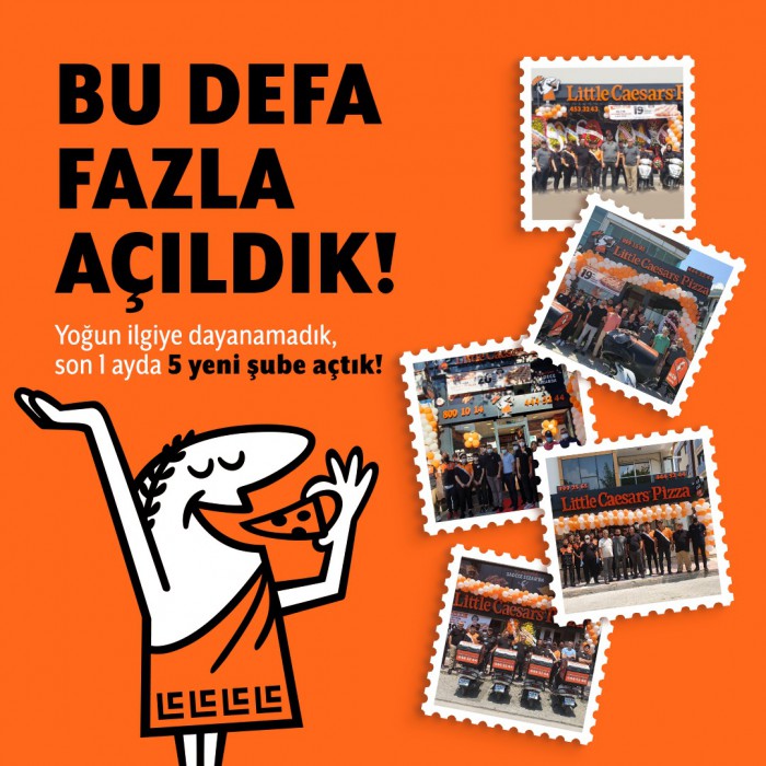 Little Caesars son 1 ayda 5 yeni şube açtı