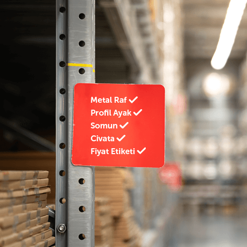 İşletmelerin en çok tercih ettikleri metal raf ve fiyat etiketlikleri neler