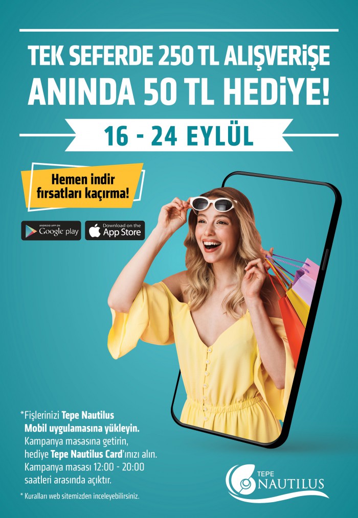 Tepe Nautilus mobil uygulama ile harcadıkça kazanın