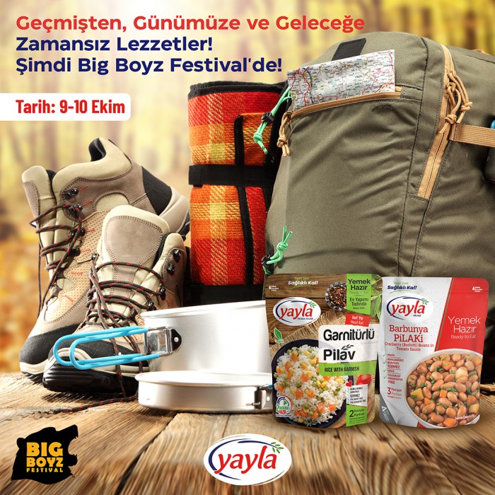 Yayla Yemek Hazır ürünleri ile Big Boyz Festival’e katılıyor