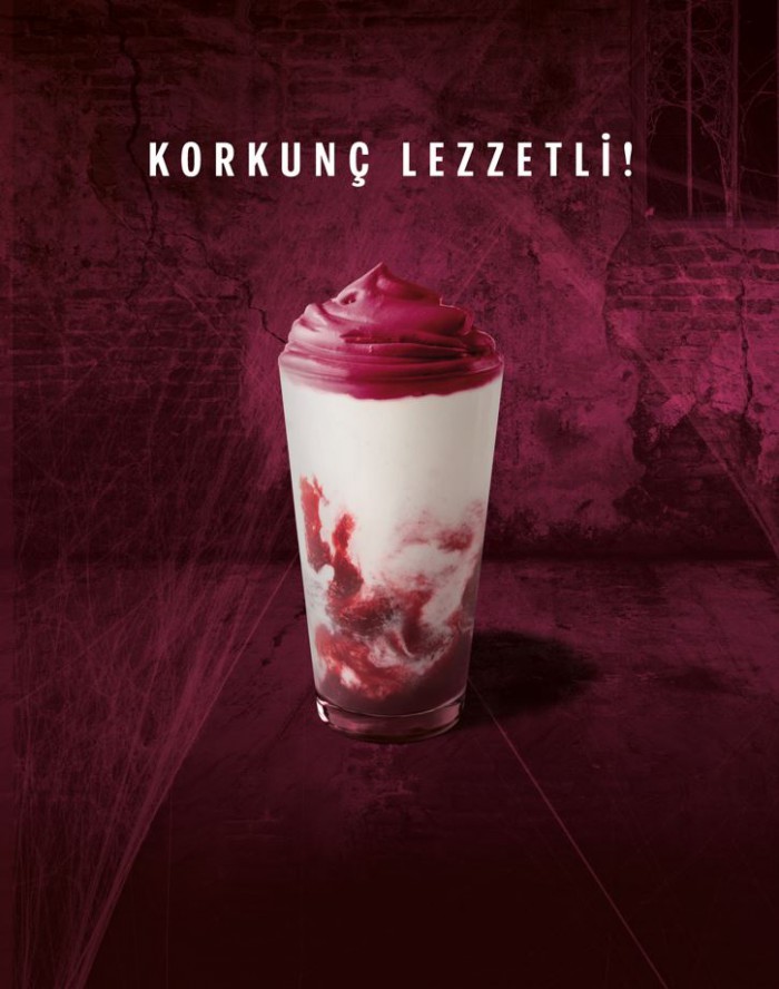 Cadılar Bayramı’na özel lezzet Cherry&Scream Frappuccino