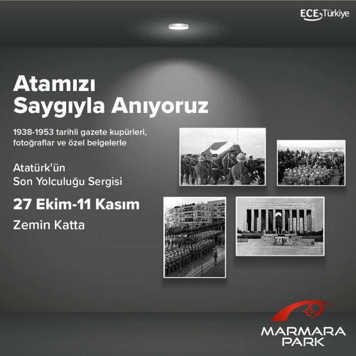 Atatürk’ün son yolculuğu çok özel bir sergiyle Marmara Park’ta