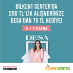 Bilkent Center’da alışveriş yapın anında kazanın