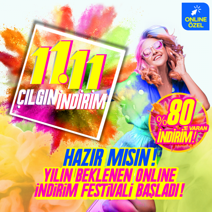 Watsons’ın Online İndirim Festivali 11.11 ile %80’e varan çılgın indirimler başlıyor