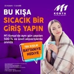 M1Konya AVM ile kışa sıcacık bir giriş yapmak sizin elinizde
