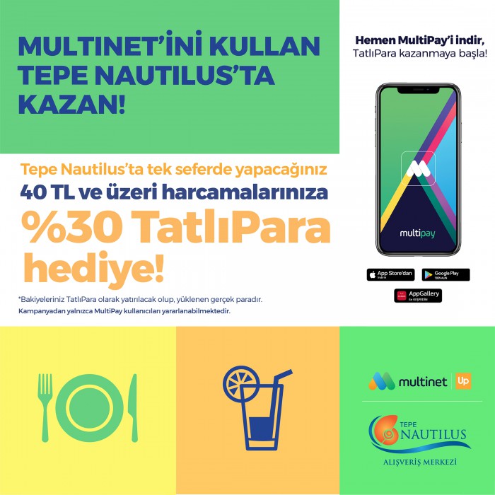 Tepe Nautilus’ta MultiNet ile kazanın
