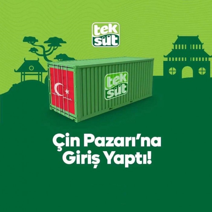Teksüt, Çin’e mozeralla ve üçgen peynir ihraç ediyor