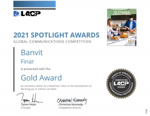 Banvit BRF’in 2020 yılı Faaliyet Raporu’na, uluslararası ödül