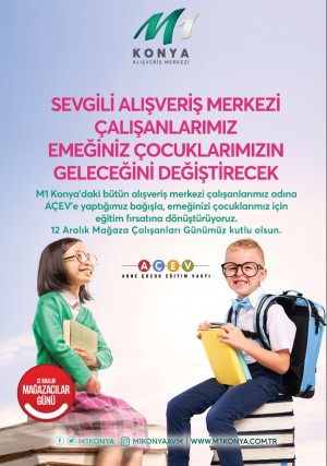 M1Konya AVM'den Mağazacılar Günü’nde çalışanlarına teşekkür