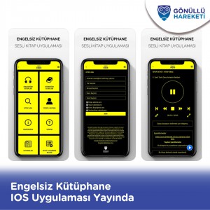Engelsiz Kütüphane IOS uygulaması yayında