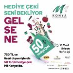 M1Konya AVM’den hediye çeki kampanyası başladı
