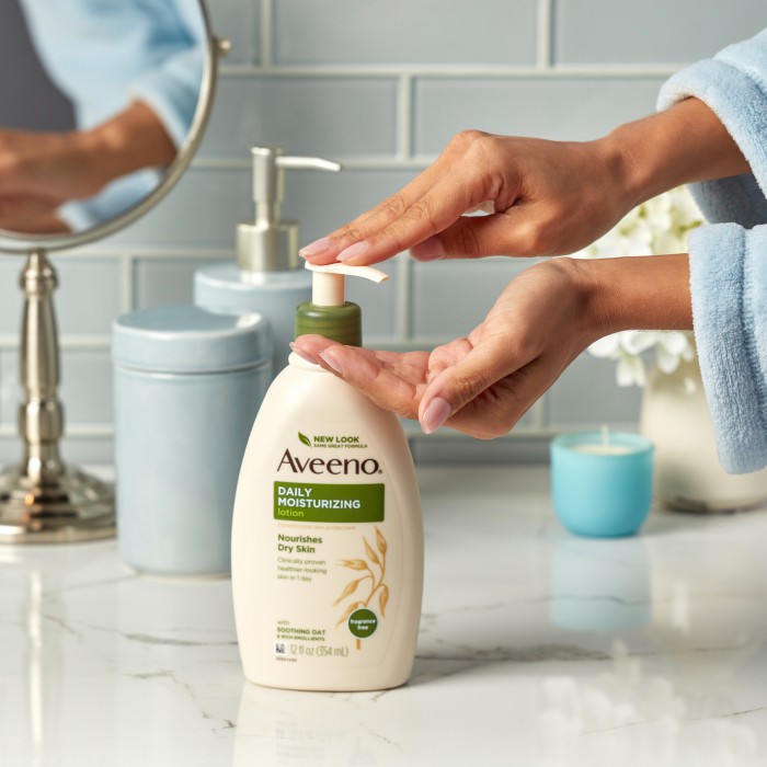 Aveeno'dan kuru ve hassas ciltler için nemlendirici bakım