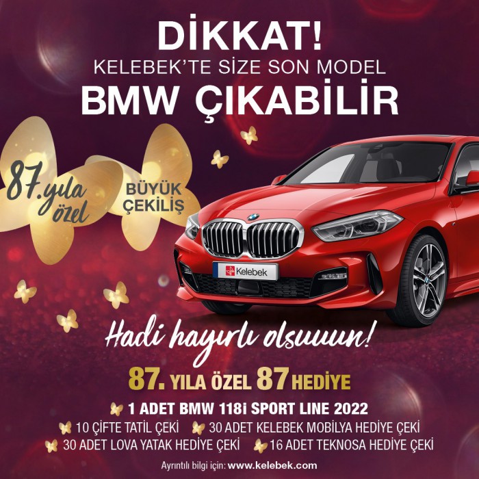 Dikkat Kelebek Kobilya’dan son model BMW çıkabilir