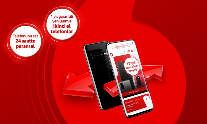 Vodafone yenilenmiş ikinci elde liderliği hedefliyor