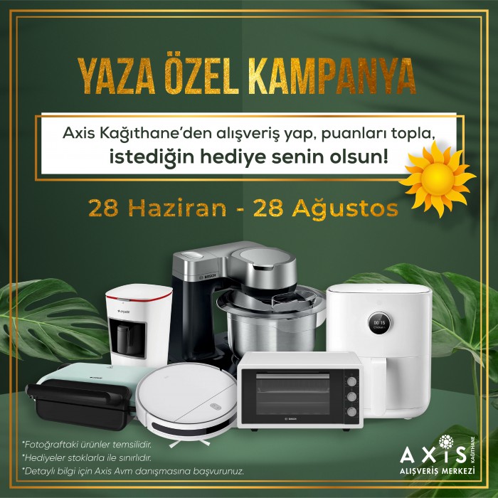 Axis Kağıthane AVM’de alışveriş yapan kazanıyor