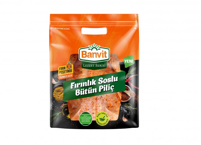 Banvit, Lezzet Serisi’ne “Fırınlık Soslu Bütün Tavuk”u ekledi
