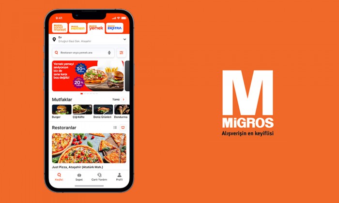 ‘Migros Yemek’ ile online yemek sektöründe yeni bir dönem başlıyor