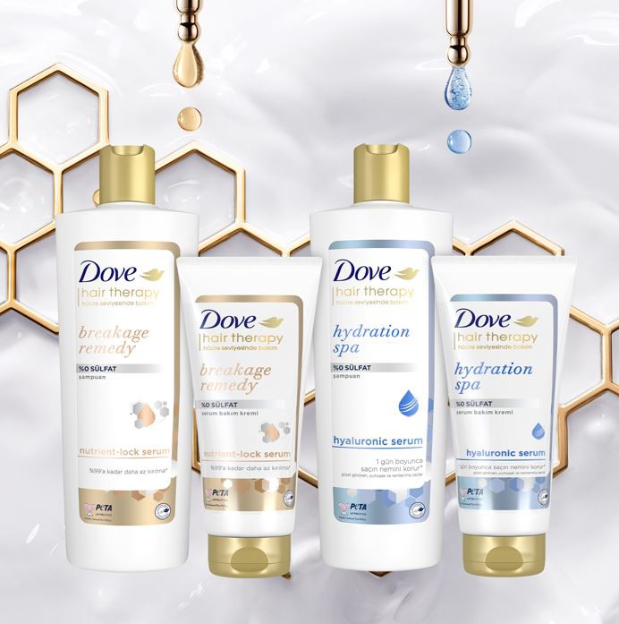 Dove’un yepyeni sülfatsız serisi: Dove Hair Therapy