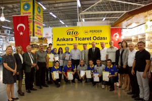 Ankara Perder ve ATO  iş birliğiyle üye çalışanlarımız meslekte belgelendirildi