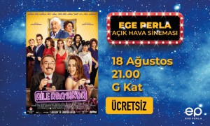 Açık hava sineması keyfi 18 Ağustos'ta Ege Perla’da