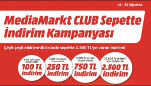 MediaMarkt'tan CLUB üyelerine özel 2.500 TL’ye varan indirim
