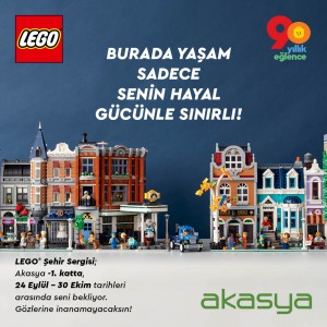 Akasya, lego® şehrini keşfe davet ediyor