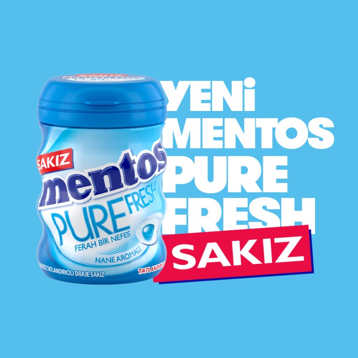Mentos Sakız ferahlığı artık Türkiye’de