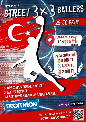 Espark AVM, Resquer ile Cumhuriyet Kupa Turnuvası düzenliyor