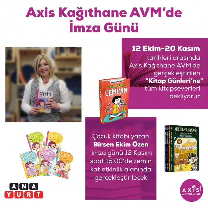 Birsen Ekim Özen küçük okurlarıyla buluşacak