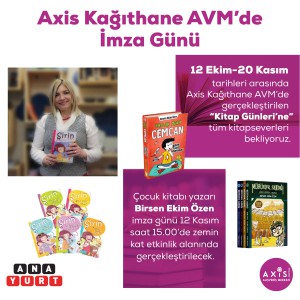 Birsen Ekim Özen  küçük okurlarıyla buluşacak