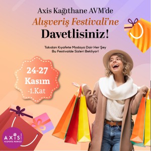 Axis Kağıthane AVM’de Alışveriş Festivali başlıyor
