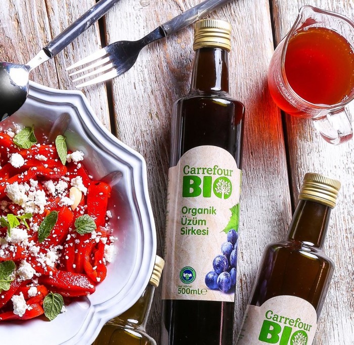 CarrefourSA’nın yeni ürünü BIO organik sirke raflarda